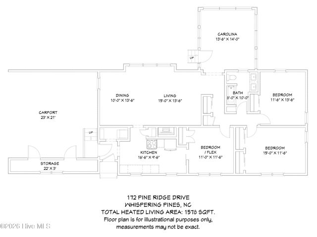 172 Pine Ridge Drive, Whispering Pines, NC 28327