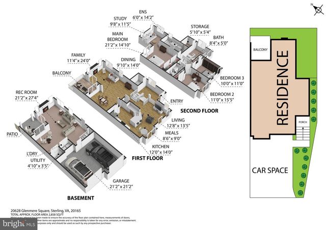 20628 GLENMERE SQ, Sterling, VA 20165