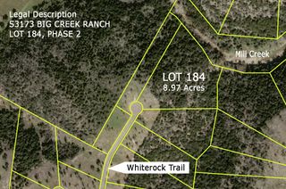 Lot 184 Whiterock TRL, Kingsland, TX 78639