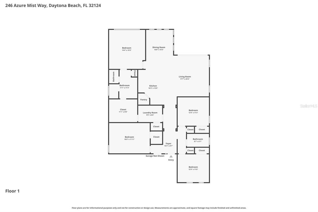 Image 40 of property listing at 246 AZURE MIST WAY, Daytona Beach, FL 32124