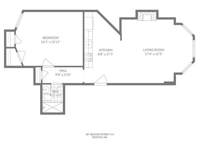 481 Beacon Street 14, Boston, MA 02115