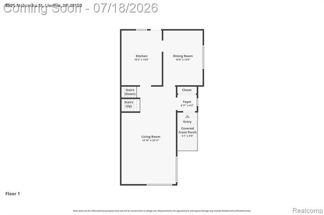 8825 Nebraska Street, Livonia, MI 48150