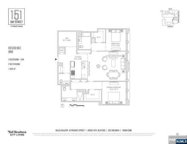 155 Bay Street 808, Jersey City, NJ 07302