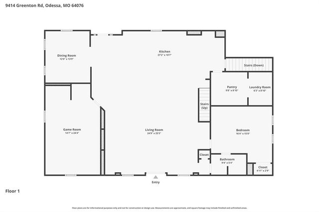 9414 Greenton Road, Odessa, MO 64076