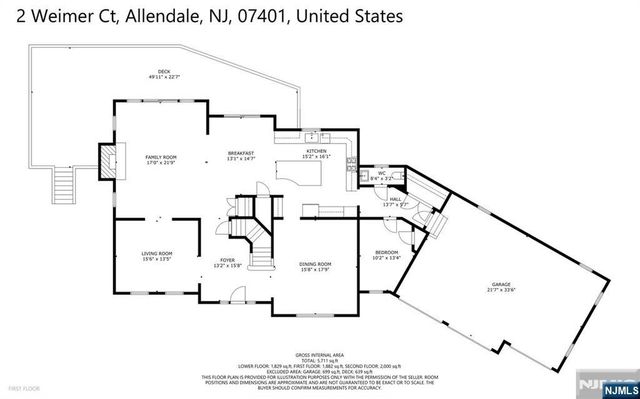 2 Weimer Court, Allendale, NJ 07401