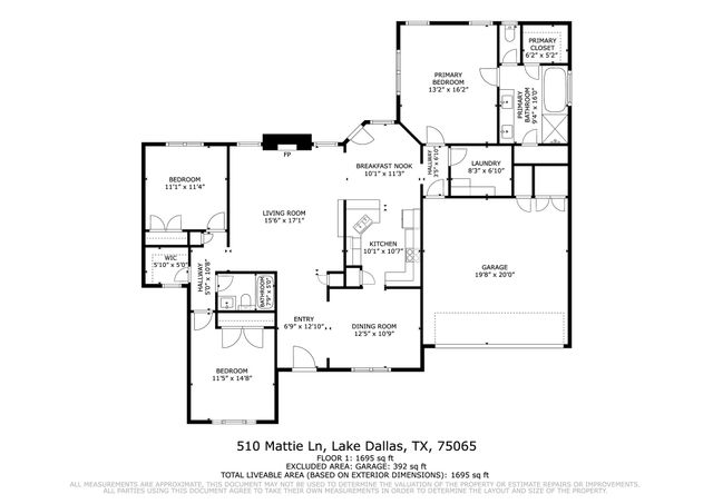 510 Mattie Lane, Lake Dallas, TX 75065