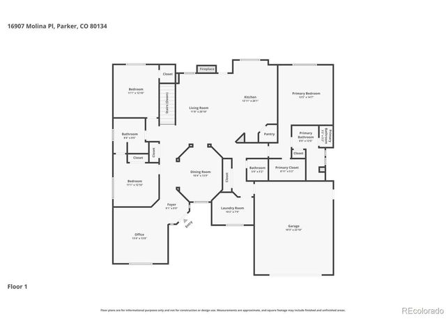 16907 Molina Pl, Parker, CO 80134