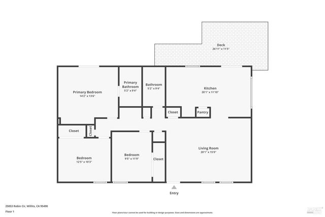 25053 Robin Cir, Willits, CA 95490