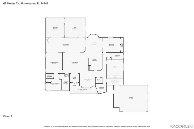 43 Linder Circle, Homosassa, FL 34446