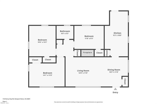 116 Henry Clay RD, Newport News, VA 23601