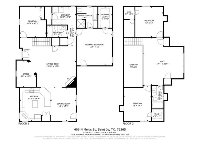 406 N Meigs Street, St Jo, TX 76265