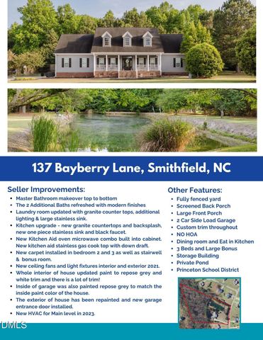 137 Bayberry Lane, Smithfield, NC 27577