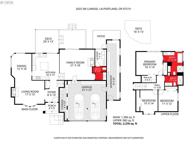 2925 Sw LURADEL Ln, Portland, OR 97219