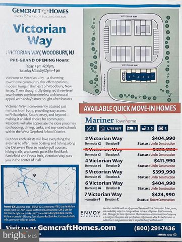 2 VICTORIAN WAY, West Deptford Twp, NJ 08096
