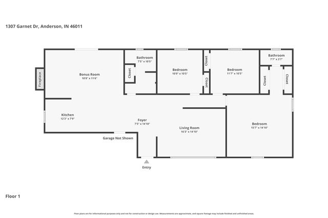 1307 Garnet Drive, Anderson, IN 46011