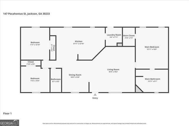 147 Pocahontas Street, Jackson, GA 30233