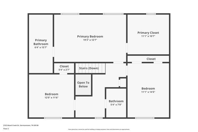 2153 WOOD CREEK DR, Germantown, TN 38138