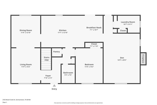 2153 WOOD CREEK DR, Germantown, TN 38138