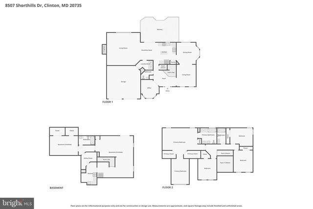 8507 SHORTHILLS DR, Clinton, MD 20735