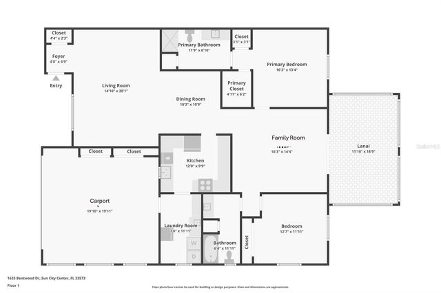 1633 BENTWOOD DRIVE, Sun City Center, FL 33573