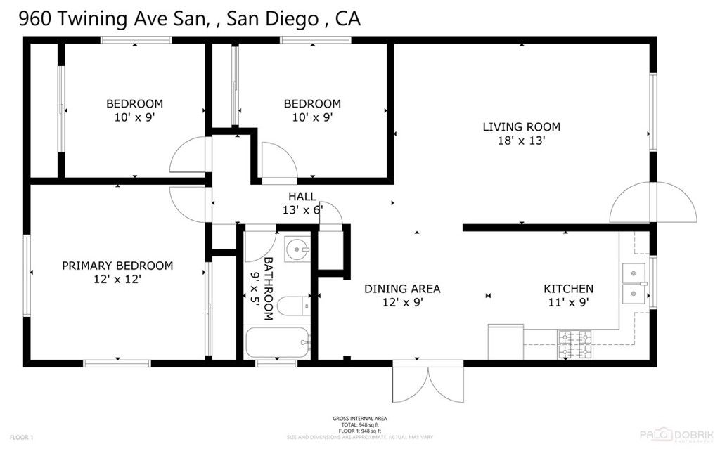 Image 22 of property listing at 960 Twining Avenue, San Diego, CA 92154