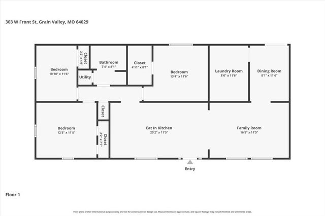 303 W Front Street, Grain Valley, MO 64029