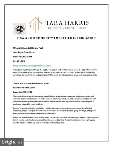 9646 ATTERBURY LN, Frederick, MD 21704