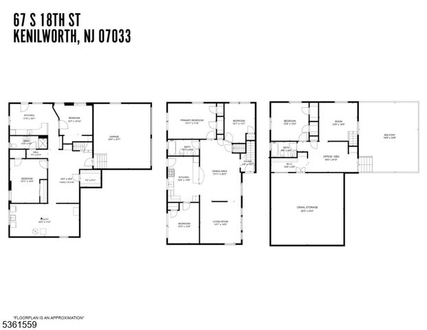 67 S 18Th St, Kenilworth Boro, NJ 07033