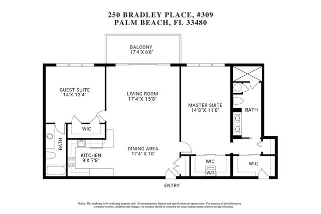 250 Bradley Place 309, Palm Beach, FL 33480