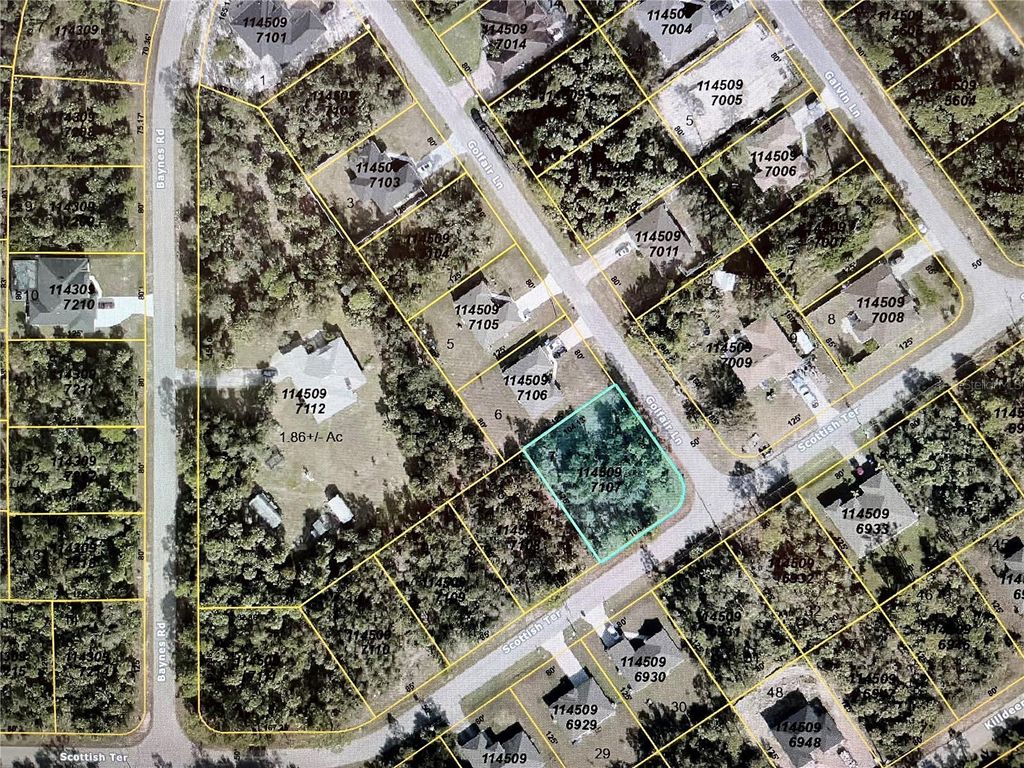 LOT 7 SCOTTISH TERRACE, North Port, FL 34288