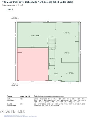 108 Moss Creek Drive, Jacksonville, NC 28540