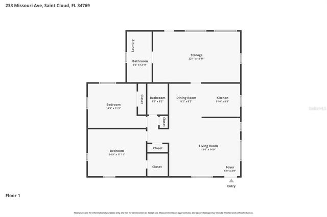 233 MISSOURI AVENUE, St Cloud, FL 34769