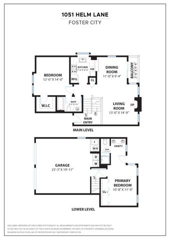 1051 Helm Lane, Foster City, CA 94404