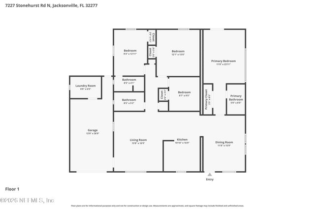 7227 STONEHURST Road N, Jacksonville, FL 32277