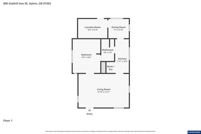 800 Oakhill Av SE, Salem, OR 97302