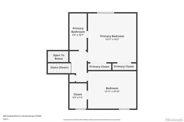 6655 Weeping Willow Drive, Colorado Springs, CO 80925