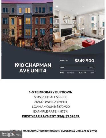 1910 CHAPMAN AVE, Rockville, MD 20852