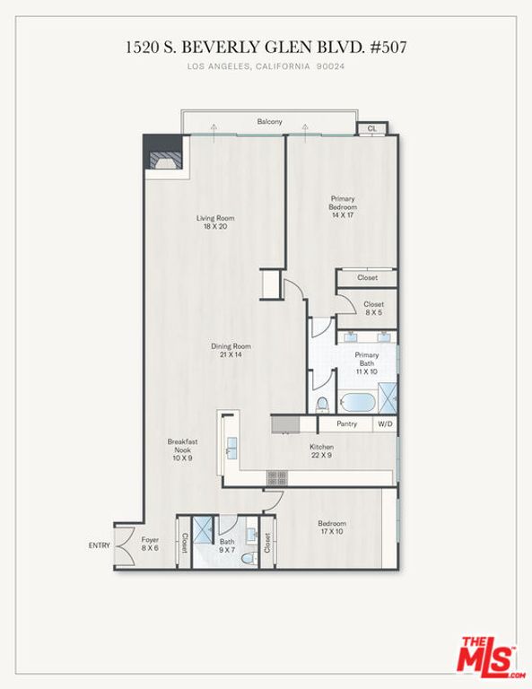 Image 39 of property listing at 1520 S Beverly Glen Boulevard 507, Los Angeles, CA 90024