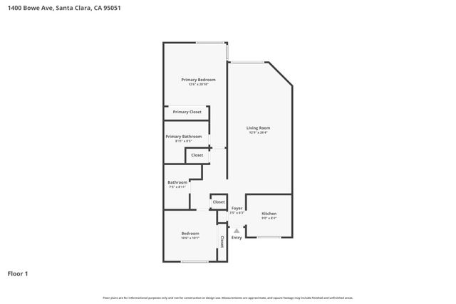 1400 Bowe Avenue 1707, Santa Clara, CA 95051