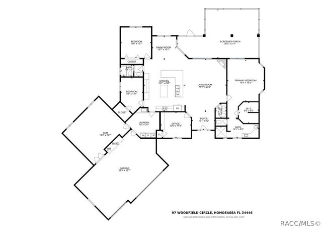 97 Woodfield Circle, Homosassa, FL 34446