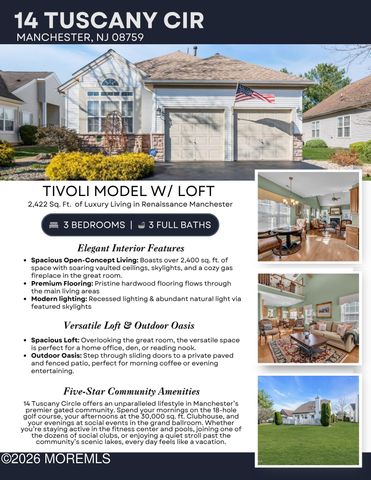 14 Tuscany Circle, Manchester, NJ 08759