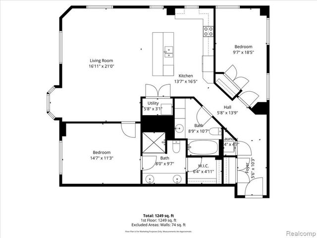 525 W Lafayette Boulevard 16D, Detroit, MI 48226