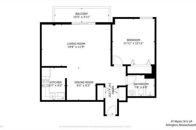 47 Mystic St 3A, Arlington, MA 02474