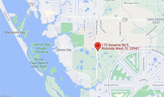 175 Sesame RD E, Rotonda West, FL 33947