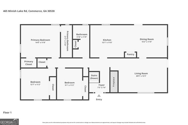 465 Minish Lake Road, Commerce, GA 30529