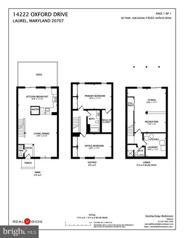 14222 OXFORD DR, Laurel, MD 20707