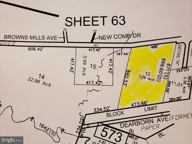 0 PEMBROWN ROAD, Browns Mills, NJ 08015