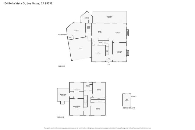 104 Bella Vista Court, Los Gatos, CA 95032