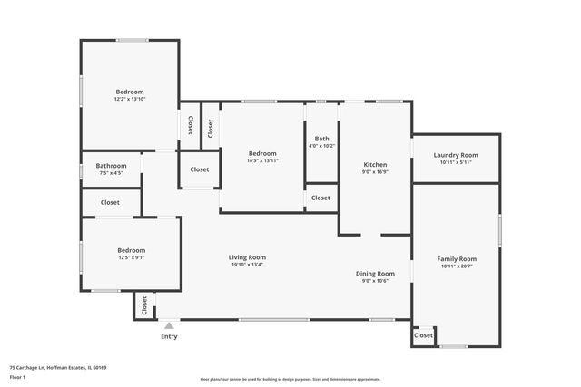 75 Carthage Lane, Hoffman Estates, IL 60169