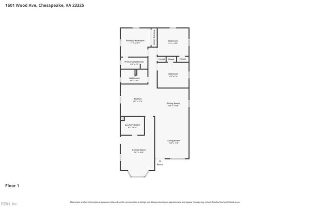 1601 Wood AVE, Chesapeake, VA 23325